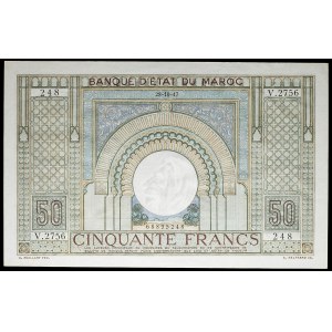 50 francs 28-10-1947.