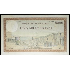 5000 francs 6-9-1949.