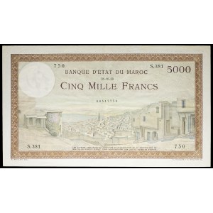5 000 frankov 31-10-1950.