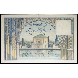 10,000 francs type vue de Casablanca 13-10-1953.