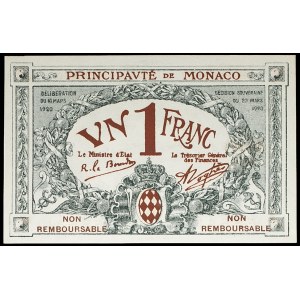 Prova di 1 franco (PROOF) 1920.