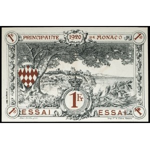 Prova di 1 franco (PROOF) 1920.