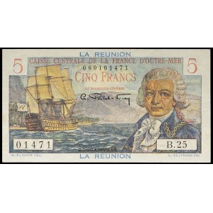 5 francs type Bougainville ND (1947).