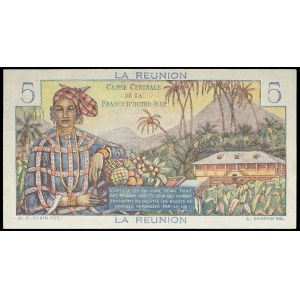 5 francs type Bougainville ND (1947).