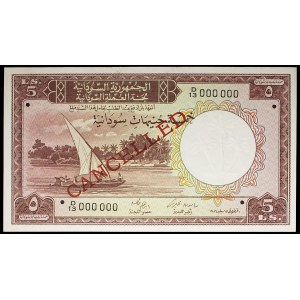 5 pounds (CANCELLED / SPÉCIMEN ANNULÉ) 1956.