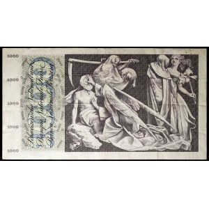 1000 francs December 21, 1961.