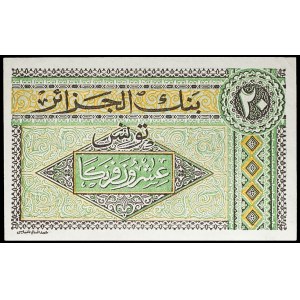 20 francs type “Khamassi” - Banque de l’Algérie-Tunisie 4-6-1948.