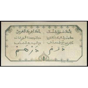 5 francs - Dakar October 21, 1926.