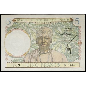 5 francs 6-5-1942.