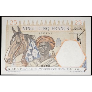 25 francs 22-4-1942.