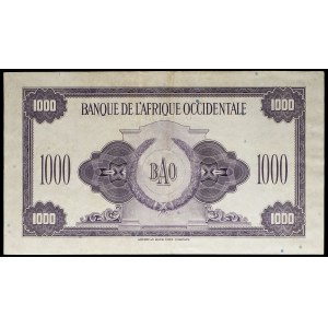 1000 francs type Violet 14-12-1942.