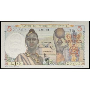 5 francs 2-10-1951.