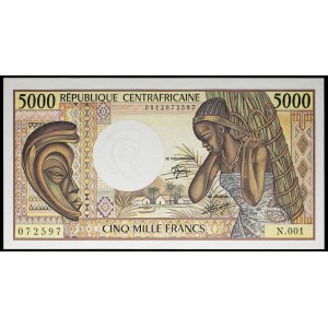 5000 francs ND (1984).
