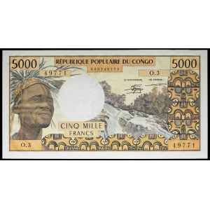5000 francs ND (1978).