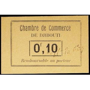 0.10 franc type Chambre de Commerce ND (1919).