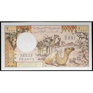 1000 francs chemin de fer modified ND (1991).