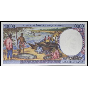 10 000 francs - P (Tchad) 1994.