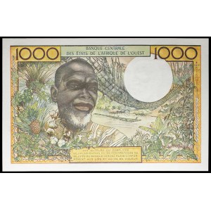 1000 francs - H (Niger) ND (1976).