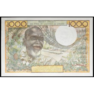 1000 francs - T (Togo) ND (1980).
