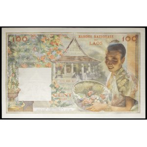 100 kip with portrait of King Sisavang Vong ND (1957).