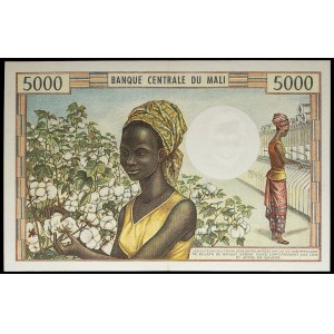 5000 francs type bouvier ND (1971).