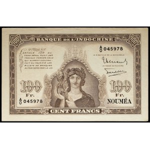 100 francs type Minerve - Banque de l'Indochine ND (1942).