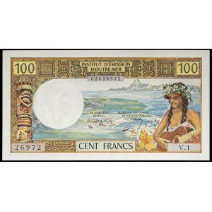100 francs - Institut d'Émission d'Outre-Mer ND (1969).