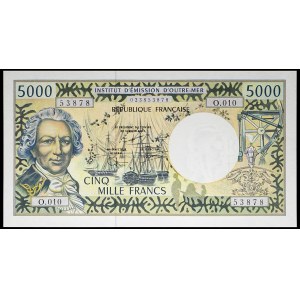 5000 francs type Bougainville modified - Institut d'Émission d'Outre-Mer ND (2001).