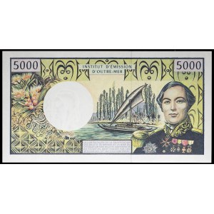 5000 francs type Bougainville modified - Institut d'Émission d'Outre-Mer ND (2001).
