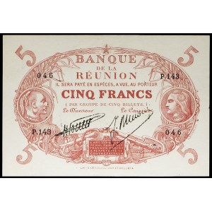 5 francs type rouge dit Cabasson ND (1938).