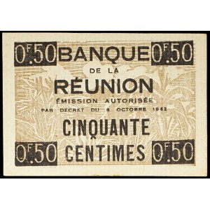 0.50 franc / 50 centimes type francisques October 8, 1942.