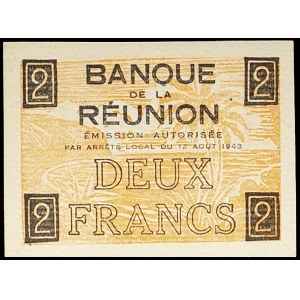 2 francs type “croix de Lorraine” 12 août 1943.