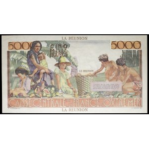 5000 Francs Typ Victor Schœlcher - Caisse centrale de la France d'outre-mer ND (1952).