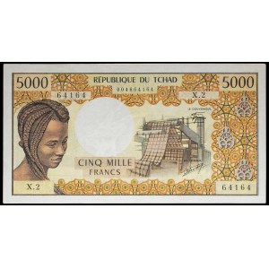 5000 francs ND (1978).