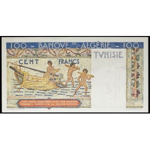 100 francs Hermès type - Banque de l'Algérie-Tunisie 9-2-1948.