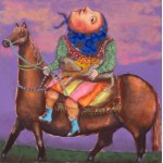 Emilia Waszak, Baba, horse and dog, 2025