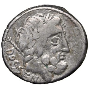 Monety rzymskie Republika - Rubria - L. Rubrius Dossenus - Denar (87 p.n.e.) T...