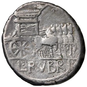 Monety rzymskie Republika - Rubria - L. Rubrius Dossenus - Denar (87 p.n.e.) T...