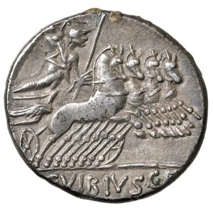 Monety rzymskie Republika - Vibia - C. Vibius C. f. Pansa - Denar (90 p.n.e.) ...