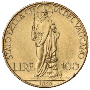 Papal coins - Pius XI (1929-1939) 100 Lire 1934 A. XIII - Nomisma...