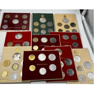 Papal coins - Giovanni Paolo II (1978-2005) Lotto di dieci divis...