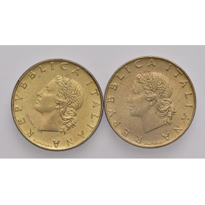 Republika Włoska - REPUBBLICA ITALIANA (1946-) 20 Lire 1957 i 1968 - ...