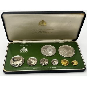 Foreign coins - GUYANA Divisional 1978 - Lot of eight coins in ...