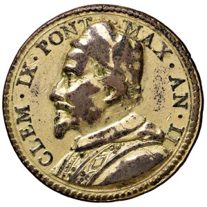 Papal medals - Clement IX (1667-1669) Medal A. II - MD (g 14,...