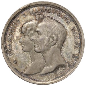 Character medals - Francis and Margaret Catel. Medal 1906 Ricord...