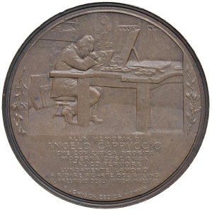 Character medals - Angelo Cappuccio (1855-1918) Medal 1919 Chief In...