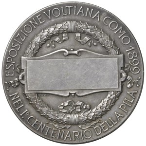Character medals - Alessandro Volta (1745-1827) Medaglia 1899 Esposiz...