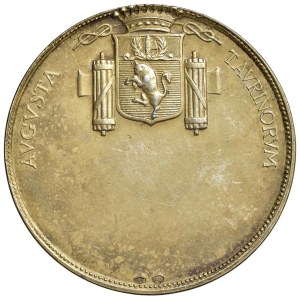 Medale miast - TORINO, artystyczny medal wybity bez daty w XX wieku.