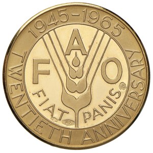 Cities medals - FAO 1965 20th Anniversary Medal - Opus G...