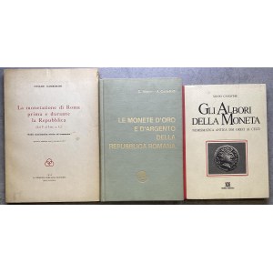 Numismatic books - C. Gamberini, The coinage of Rome before and duran...